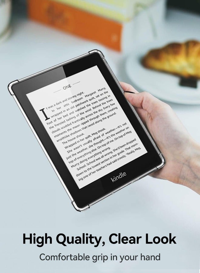 Tersely Crystal Clear Case Cover for 7" All-New Kindle Paperwhite 12th 2024 or Kindle Paperwhite Signature Edition 2024, Shockproof Thin Silicone Case - Image 4