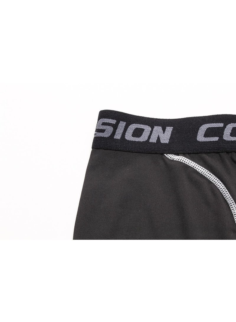 CompressionZ Quick Dry Compression Shorts Black - Image 5