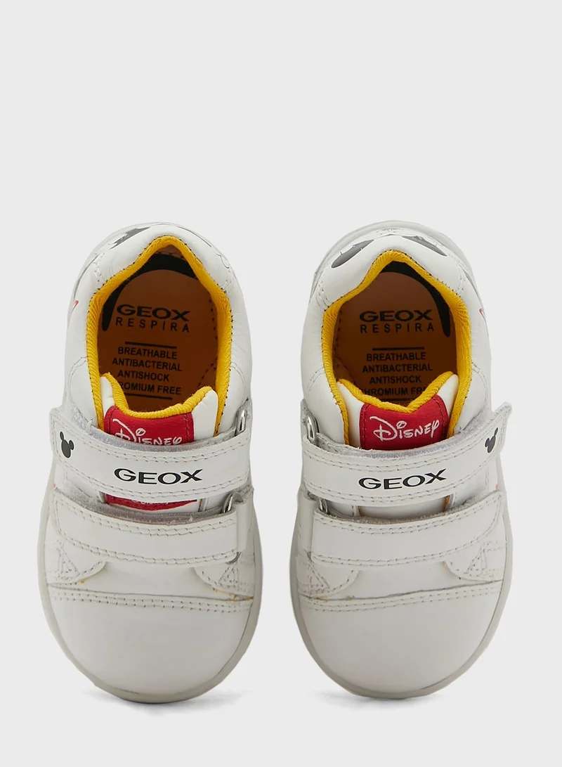 GEOX B New Flick B High Top Velcro Sneakers