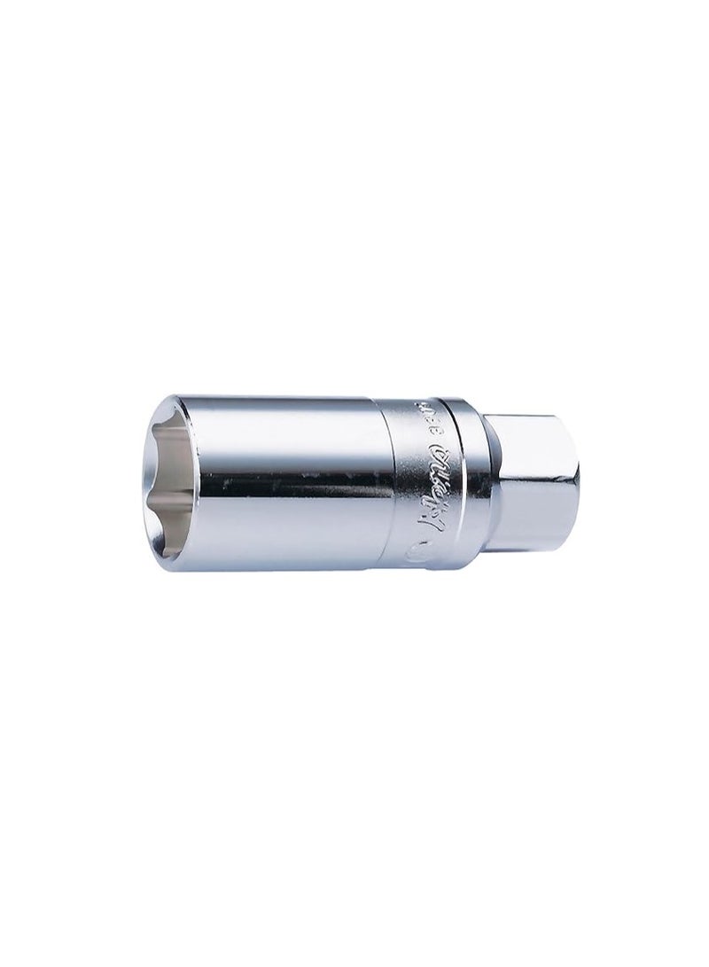 Hans Professional 1/2" Magnetic Spark Plug Socket 21mm Chrome – Model 4305M20.8