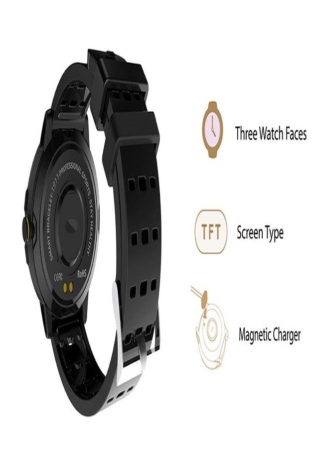 OPTA SB-163 Bluetooth Fitness Watch with Full Touch Screen Display All Day Heart Rate and Activity Tracking Smart Band for Android and IosMedium (Black) - Image 5