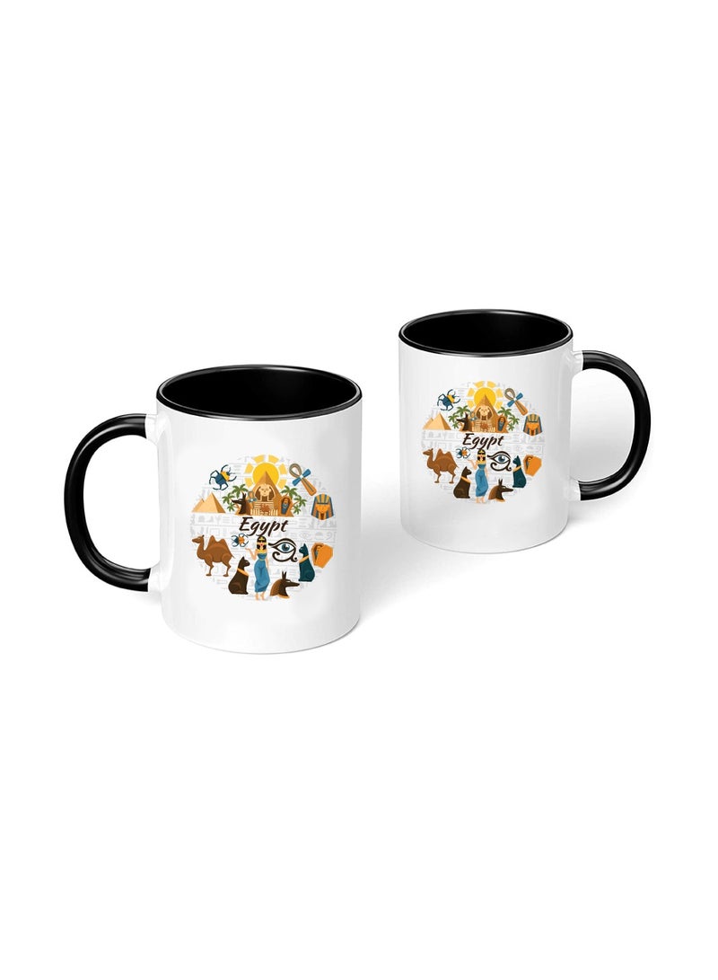 Egypt National Day Black Coffee Mug - Gift for Every Egyptian - Perfect for Egypt Independence Day - 11 Oz - Image 2