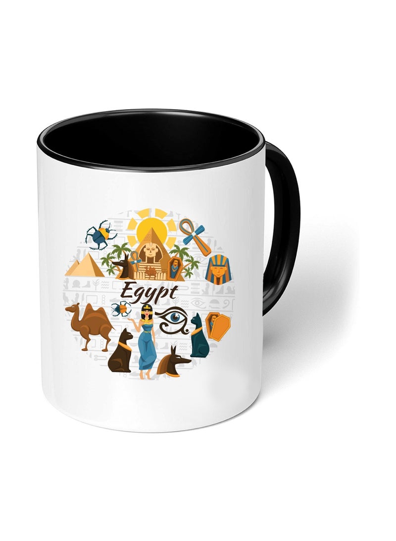 Egypt National Day Black Coffee Mug - Gift for Every Egyptian - Perfect for Egypt Independence Day - 11 Oz - Image 1