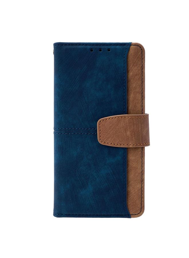 S-TOP Case For Motorola Moto G55 5G Color Stitching Skin Feel Leather RFID Blocking Phone Case - Image 2