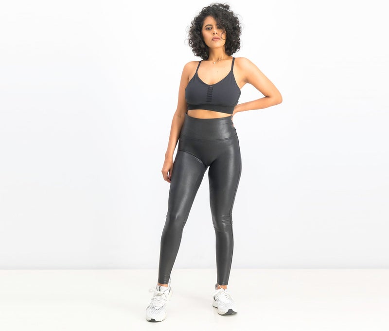 Women Nature X Seamless Bra, Black