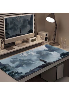 ماركة غير محددة لوحة ماوس Black Myth Wukong كبيرة جدًا للعبة E-sports Fine Face Table Pad لوحة مفاتيح ثانوية Fps لوحة ماوس ناعمة - اللون: 800 × 300 مم - 4 مم - ما إذا كان يمكن تعديل درجة الحرارة - النمط: [طوق ذهبي] Jm-761  - Image 4