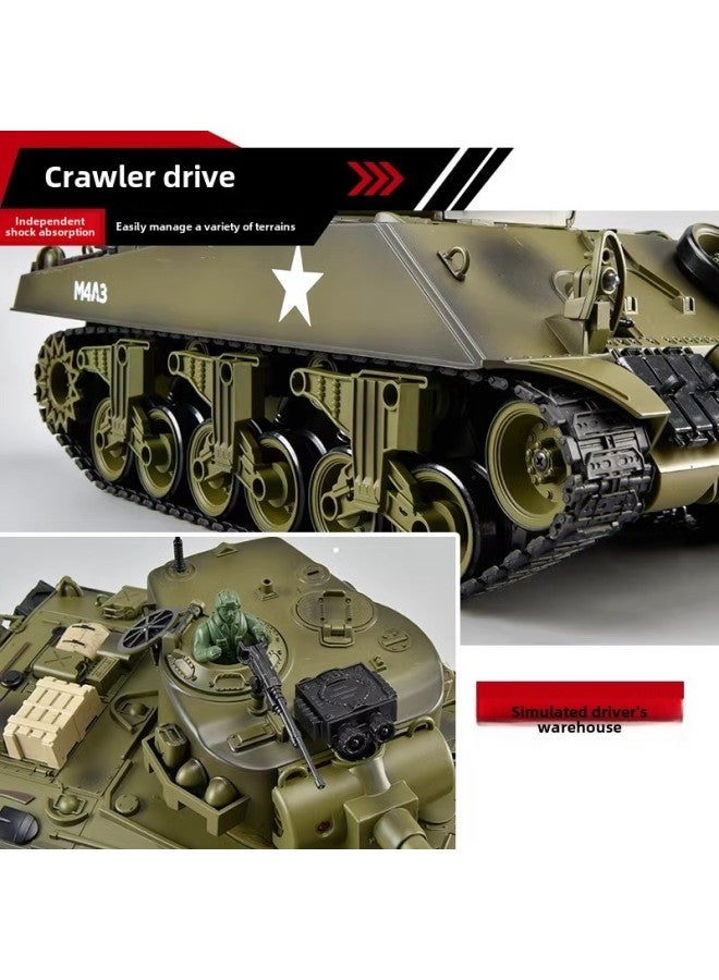 Large 99 Type Remote Control Tank Toy Professional Boy Electric Children Alloy Model Car Adult Tiger T90-Color:Alloy Version 1:18 -Specifications:Four Sets Of 7.4v Lithium Batteries  - Image 4