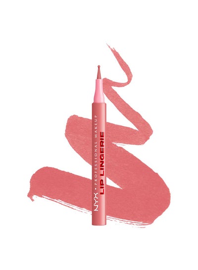 NYX PROFESSIONAL MAKEUP Lip Lingerie Lip Liner Stain, Seamless All DayStain, Waterproof, Cuff Me