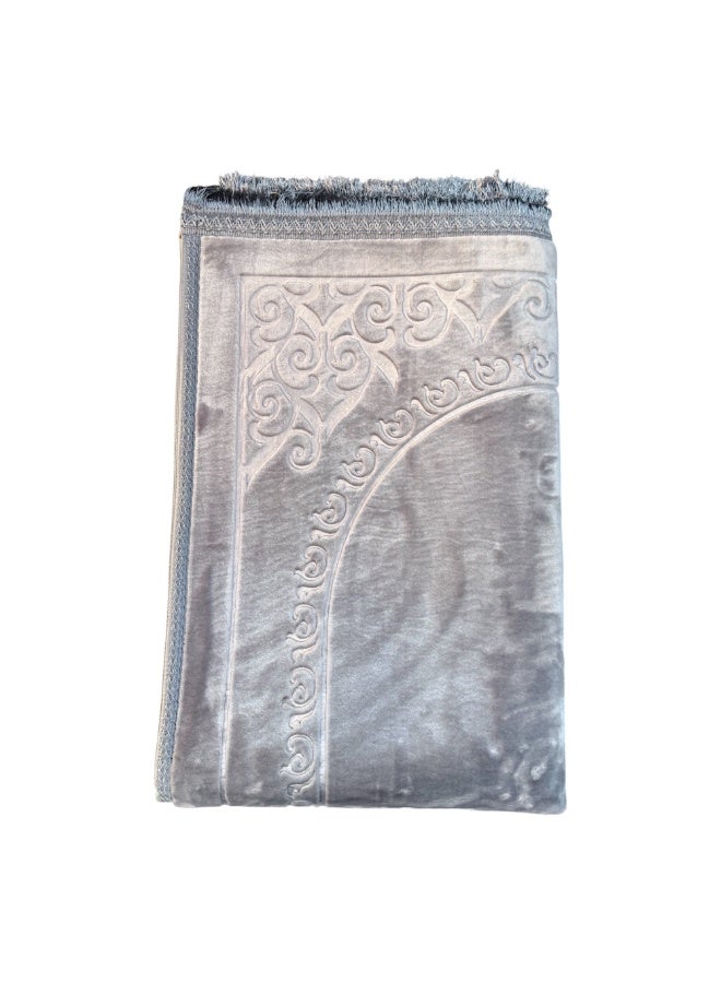Prayer Mat 80x120 cm Thick Padded Islamic Prayer Rug with Knee Support, Anti-Slip  Sajjadah for Men & Women, Soft Cushioned Muslim Salah Mat for Elderly, Foldable Travel Janamaz - Image 3