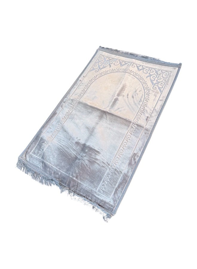Prayer Mat 80x120 cm Thick Padded Islamic Prayer Rug with Knee Support, Anti-Slip  Sajjadah for Men & Women, Soft Cushioned Muslim Salah Mat for Elderly, Foldable Travel Janamaz - Image 2