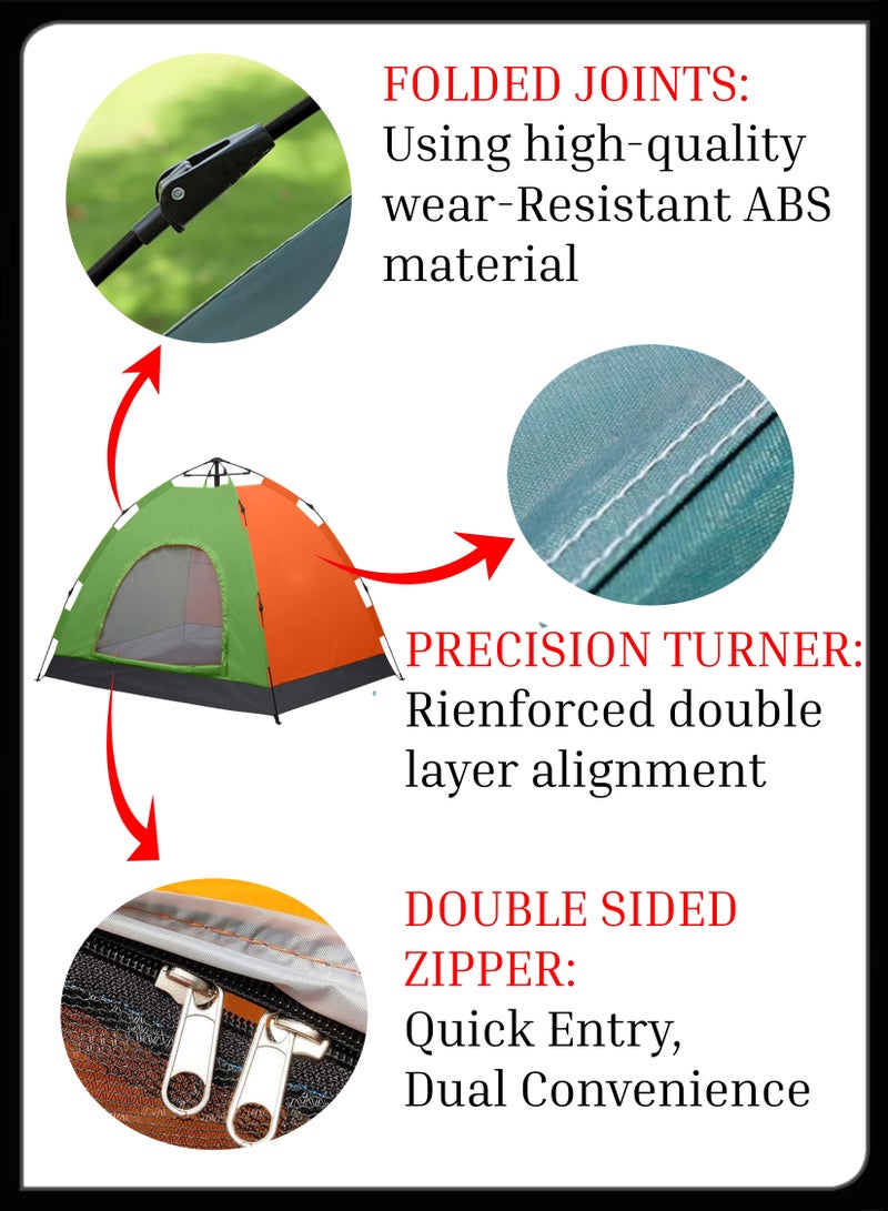 Toshionics Toshionics multifunctional Automatic camping Tent with easy to carry bag protected from UV rays and enjoy the quick dry material  tear resistant features for your camping outdoor experience  - Image 3