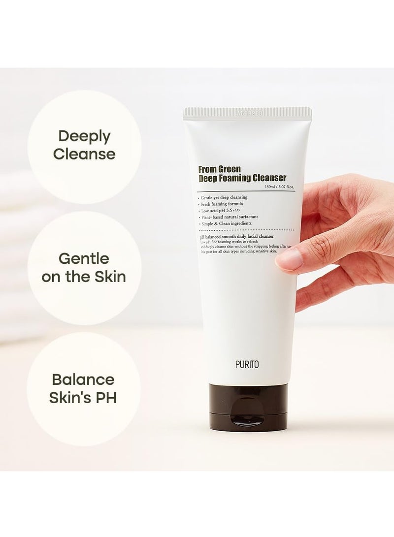 Purito From Green Deep Foaming Cleanser120ml - Image 4