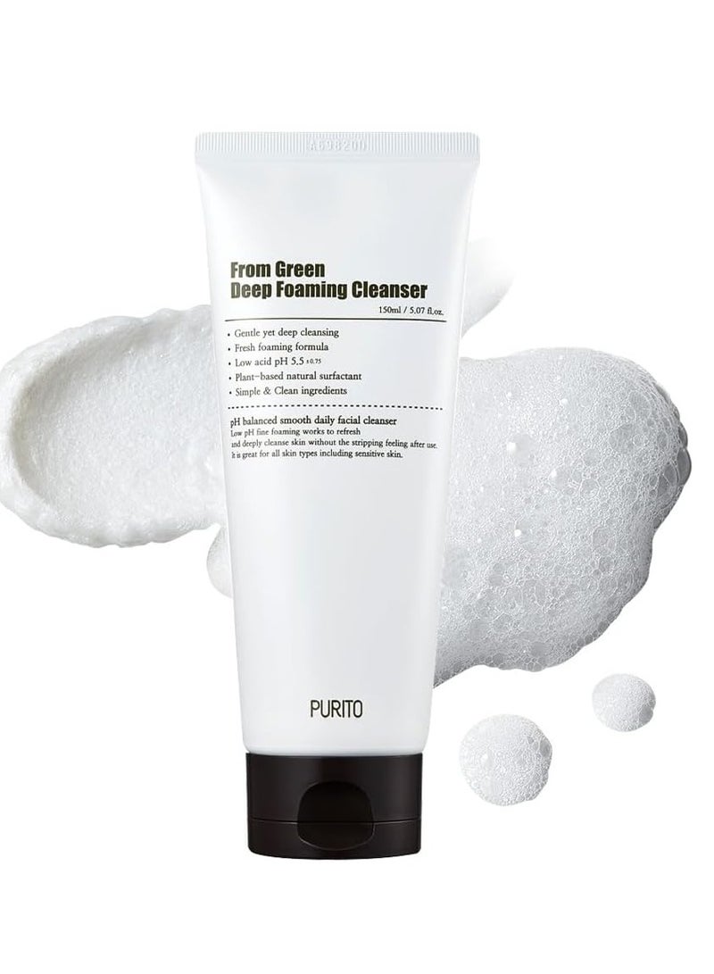 Purito From Green Deep Foaming Cleanser120ml - Image 2