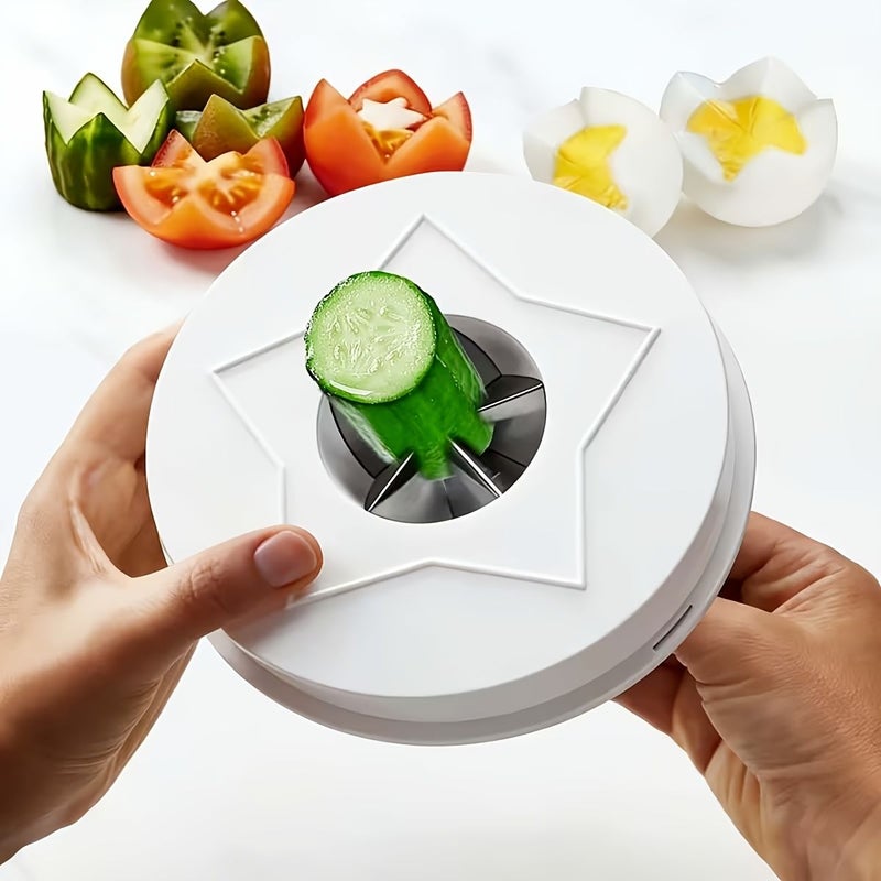 1 Pc Vegetable Slicer Multi Functional Fruit And Carving Tool - Image 4