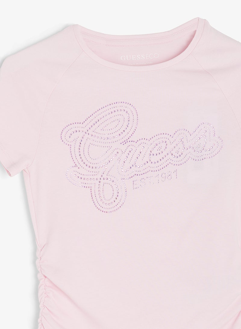 GUESS Kids Short Sleeve T-Shirt - Image 3
