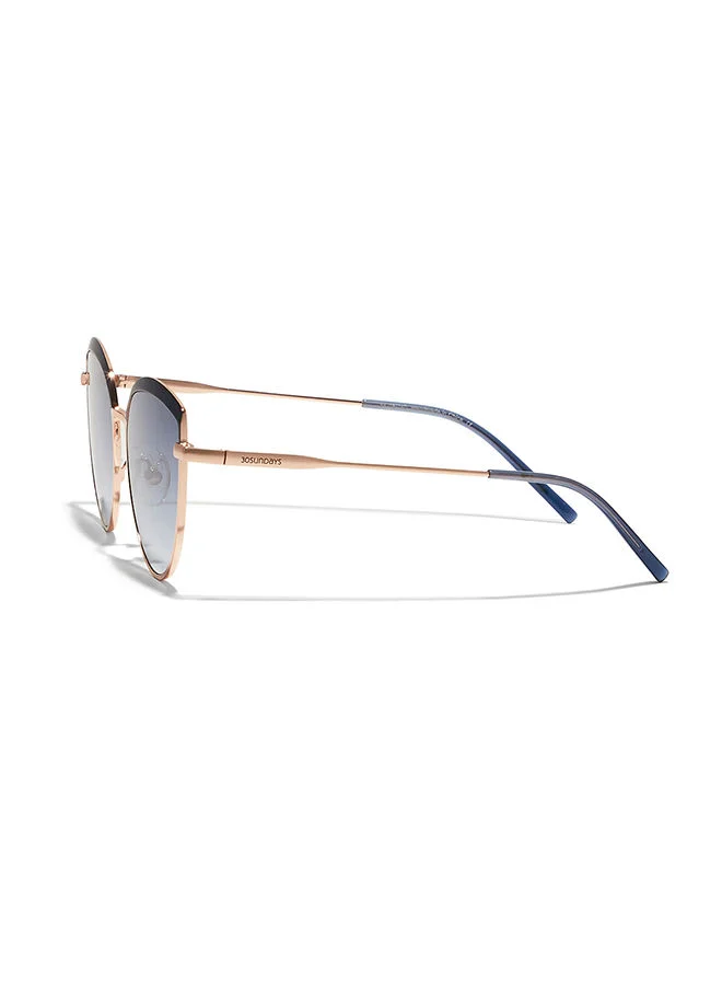 30Sundays 30Sundays AURELIA,Women Sunglasses, Cat Eye Sunglasses, UV Protection: UV400 (Blue,Blue)