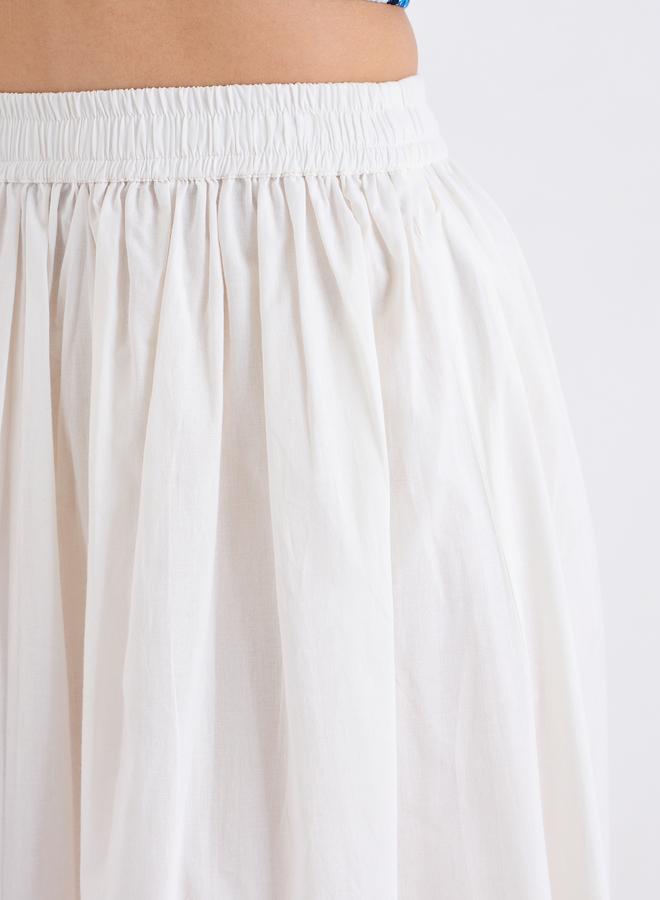 ستايلي تنورة طويلة بخصر مطاطي - Image 3