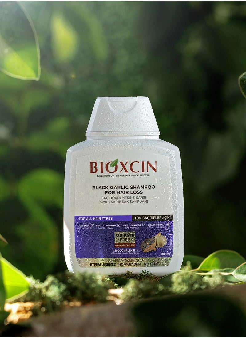 BIOXCIN - Black Garlic Anti-Hair Loss Herbal Shampoo (1 x 300 ml) - Image 1