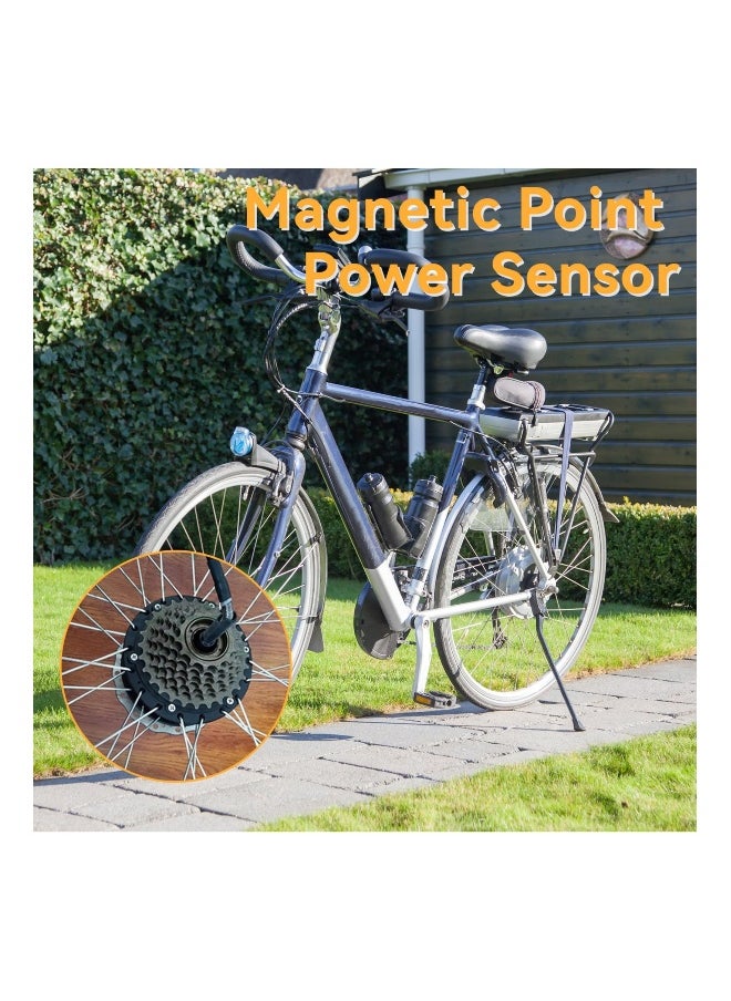 Generic - Bike Power Pedal Assist Sensor for E-Bike Conversion Kit, Waterproof Connector with 8 Magnetic Points, Ideal for Mountain Bike Accessories (1 Pack) - Image 1