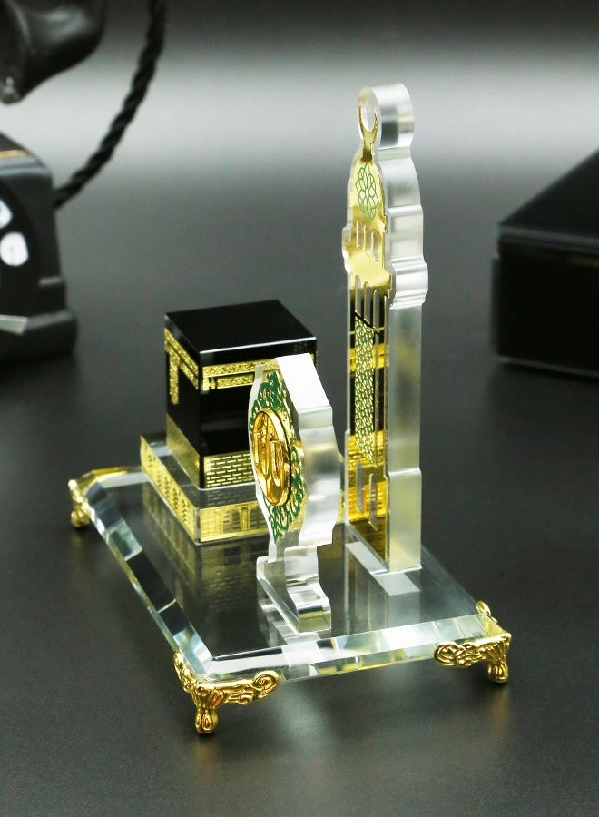 MHONGWEI Islamic Element Handicrafts, Home Decoration Gifts, Simplified Architectural Souvenirs, High-End Office Desktop Ornaments - Image 3