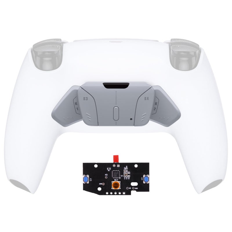 eXtremeRate Turn RISE to RISE4 Kit Redesigned New Hope Gray K1 K2 K3 K4 Back Buttons Housing Remap PCB Board for PS5 Controller eXtremeRate RISE RISE4 Remap kit Other Accessories NOT Included - Image 2
