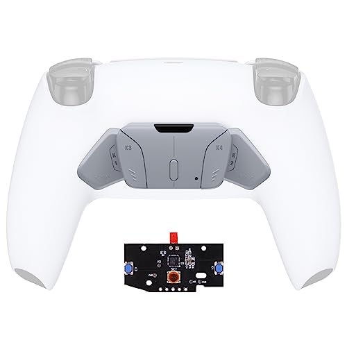 eXtremeRate Turn RISE to RISE4 Kit Redesigned New Hope Gray K1 K2 K3 K4 Back Buttons Housing Remap PCB Board for PS5 Controller eXtremeRate RISE RISE4 Remap kit Other Accessories NOT Included - Image 1