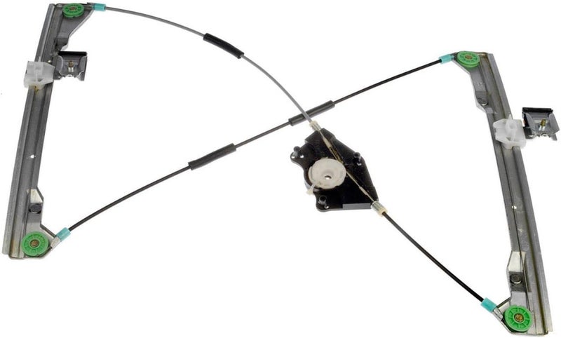 TRQ Front Right Window Regulator Passenger Side Compatible with 1998-2010 Volkswagen Beetle - Image 1