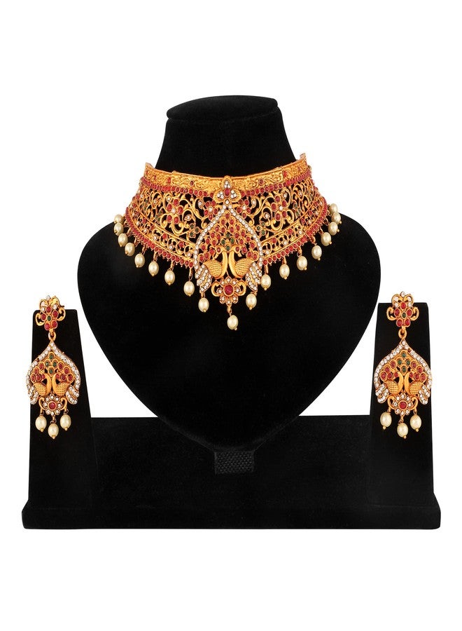 ORBIS Choker Jewellery set Temple Matte Finish - Image 2