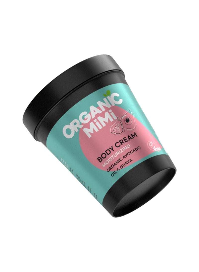 Organic Mimi Avocado &guava Moisturizing Body Cream 200ml - Image 2