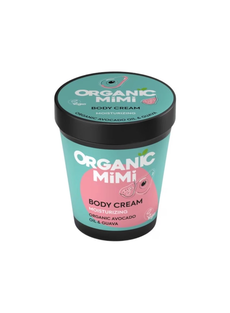 Organic Mimi Avocado &guava Moisturizing Body Cream 200ml - Image 1