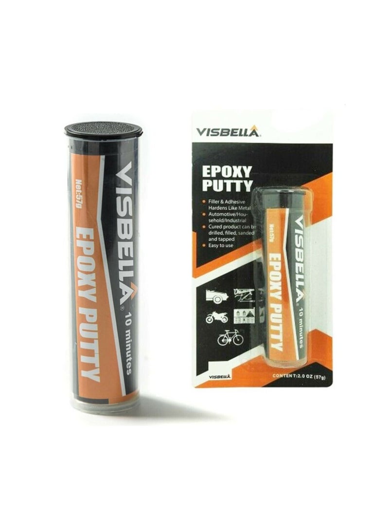 Visbella Visbella Epoxy Putty Stick 57g Moldable Epoxy Glue for Damage Fixing Filling or Sealing Fast Permanent Repair for Metal Glass Wood Plastic Ceramics & Other Surfaces  - Image 1
