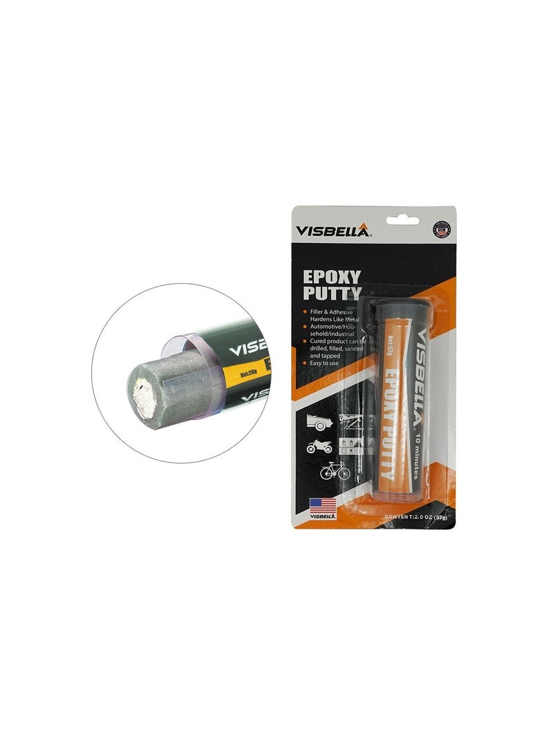 Visbella Visbella Epoxy Putty Stick 57g Moldable Epoxy Glue for Damage Fixing Filling or Sealing Fast Permanent Repair for Metal Glass Wood Plastic Ceramics & Other Surfaces  - Image 2