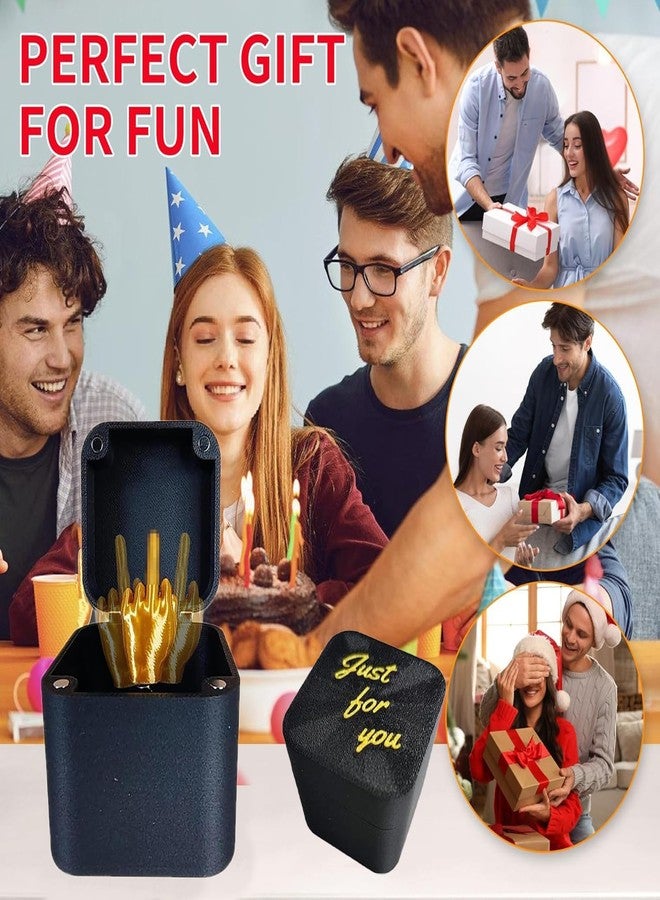 Xfopz Middle Finger in A Box, Gag Gifts Christmas, Funny Gifts, White Elephont Gifts for Adults, Joke Prank Gag Quirky Gifts for Guys Men - Image 3