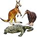 Jet Creations Life on Earth Wildlife Safari Inflatable 3PK Kangaroo Kiwi Bird Alligator Realistic Animals for Party Decoration Pool Birthday Jungle Photo Prop - Image 2