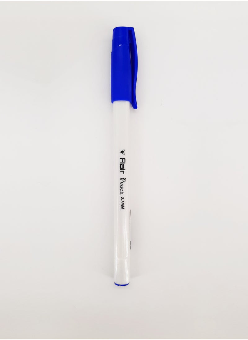 Flair - Peach Smooth Writing Ball Pen Set of 50 pcs, Blue - Image 1