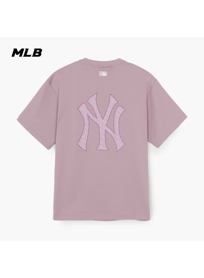 MLB تي شيرت حماية من الشمس بأكمام قصيرة من إم إل بي بشعار عتيق - تي رياضي كاجوال 3atsm0463-50ldl-m - Image 1