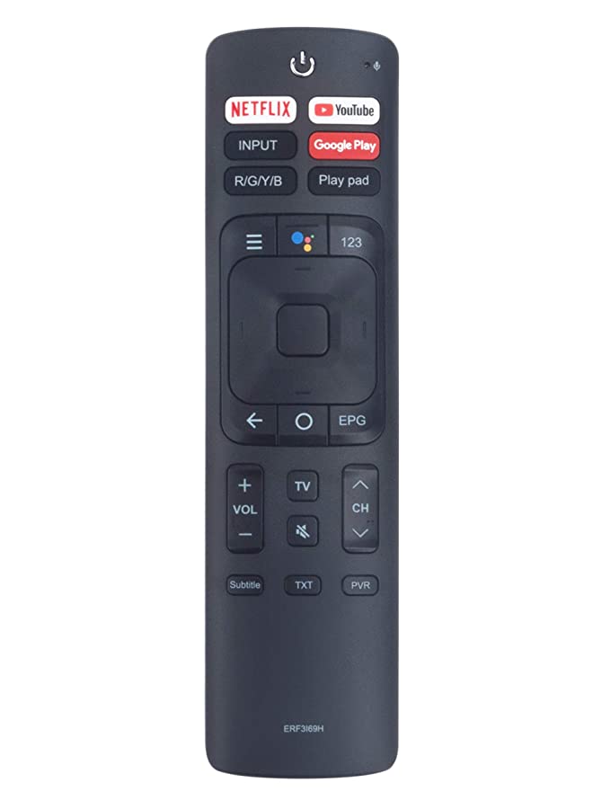PROMASS جهاز التحكم عن بعد الصوتي البديل ERF3I69H المتوافق مع تلفزيون Hisense Smart 4K TV 50RG 55RG 65RG 55H9100E 55Q8809 65H9100E، جهاز التحكم عن بعد الاحتياطي لـ ERF3B69 ERF3A69S ERF3B69S ERF3I69H W9HBRCB0006 - Image 1