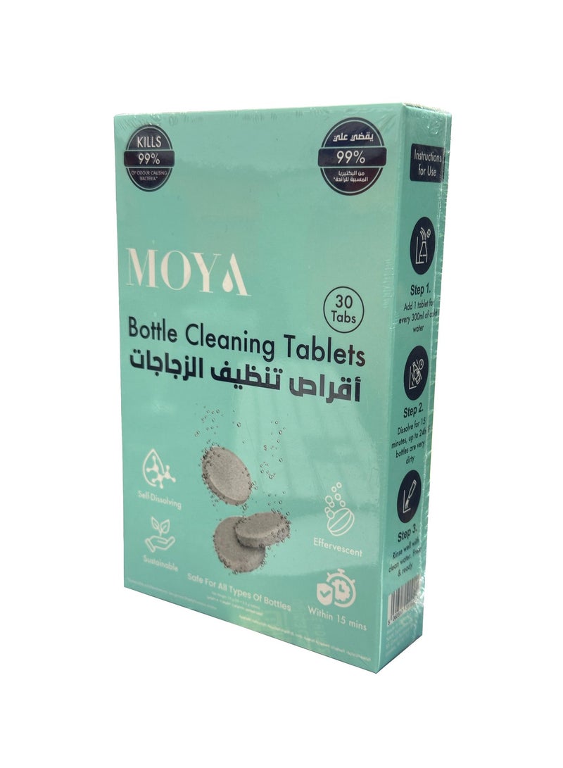 Moya Cleaning Tablets for Bottles and Flasks (30 Tablets) - Image 1