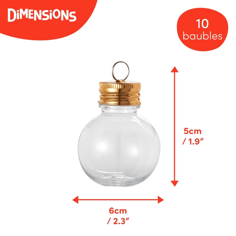 the twiddlers THE TWIDDLERS 1.8 oz/ 50 ml Small Juice Bottles Christmas Ornament Drink Balls (10 Pack) 2.4 Inch Booze Balls Christmas Ornament Shot Glasses  Fillable Drink Ornament Booze Balls  Tree Ornament Cups - Image 4