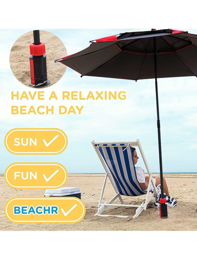 Beach Umbrella Sand Anchor, Sand Anchor for Umbrella, Beach Umbrella Screw Anchor with Handle - Image 4