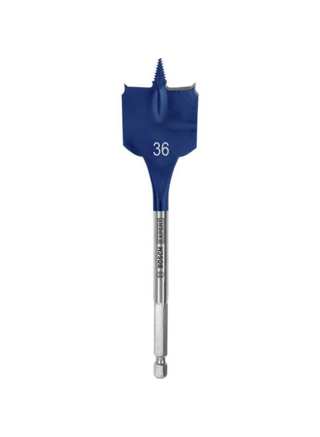 BOSCH Expert Self-Cut Speed Spade Drill Bit Silver and Blue 36 x 152mm JE2 608 900 328 - Image 1
