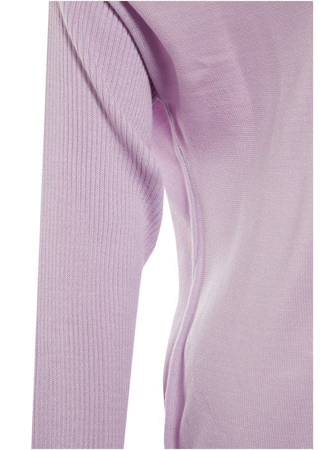 trendyol - Lilac Cut Out Detailed Knitwear Sweater TBBAW23AN00025 - Image 1
