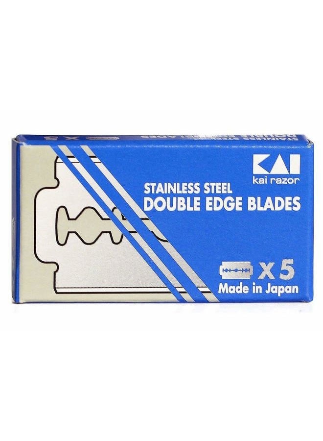 kai razor 50 Stainless Steel Double Edge Safety Blades - Image 2