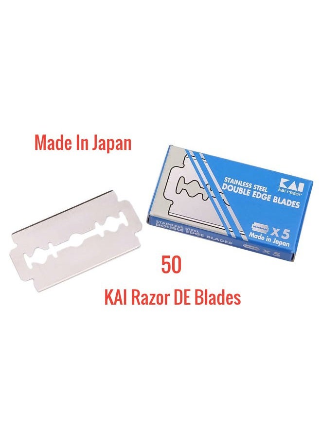 kai razor 50 Stainless Steel Double Edge Safety Blades - Image 4