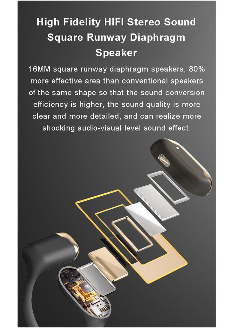 Generic Smart Ear-Hook Translator Earbuds: 100+ Languages, Bluetooth 5.4, 99% Accuracy, 12-Hour Battery, 360° Hi-Fi Sound, IPX5 Waterproof  - Image 5