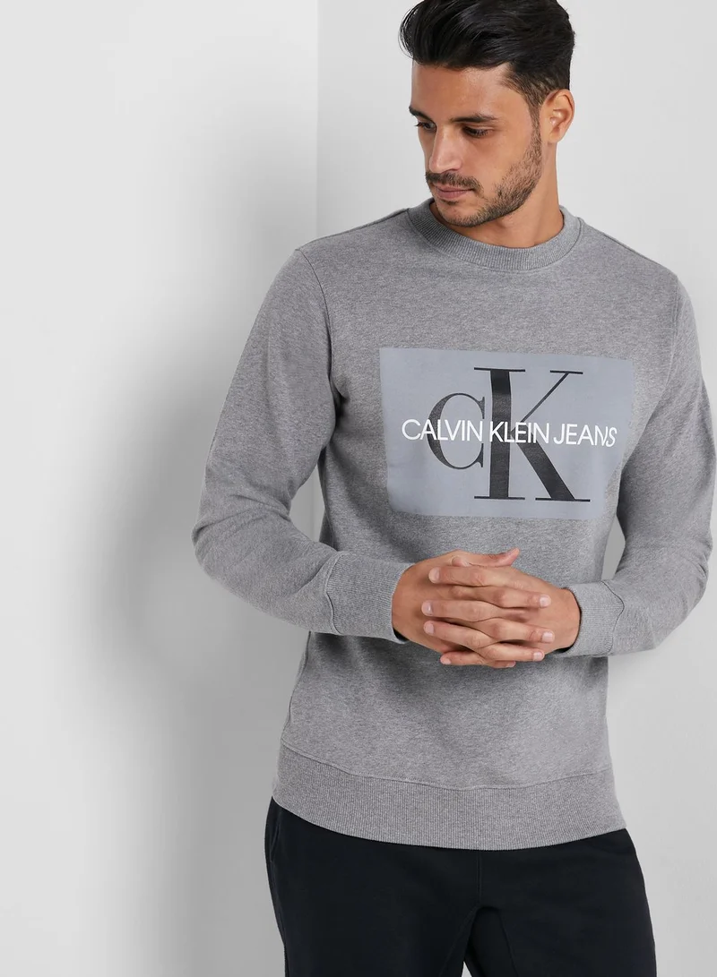Calvin Klein Jeans Core Monogram Logo Sweatshirt