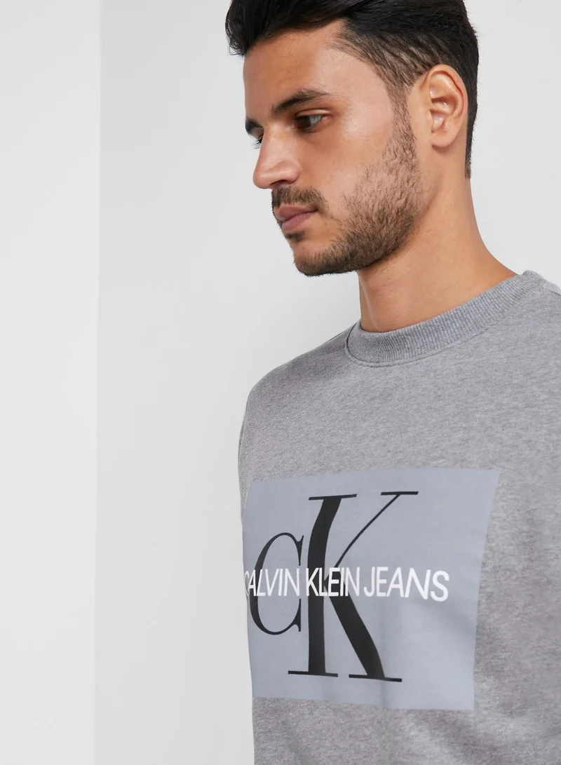 Calvin Klein Jeans Core Monogram Logo Sweatshirt