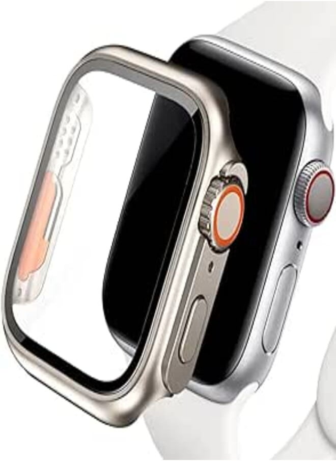 Next Next store Replacement Case Compatible with i Watch 8 7 6 5 4 3 2 1 SE Replacement Cover for iWatch Ultra (44mm), PC (Starlight) 
