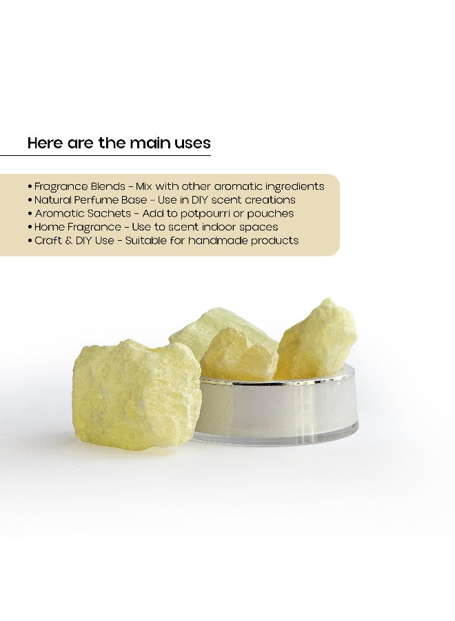 OGOC Moroccan Musk Ambrette Natural Aromatic Resin Premium Fragrance Resin Traditional Incense Resin for Meditation Aromatherapy Home Fragrance Spiritual Rituals - Image 3