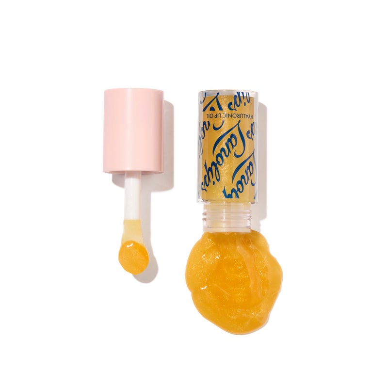 Lanolips Hydrating Lip Oil - Plumping Lip Gloss Infused with Lanolin Oil, Hyaluronic Acid & Vitamin E - Non-Sticky, Glossy Finish Beauty Products - Honey (0.2 Fl oz) - Image 3